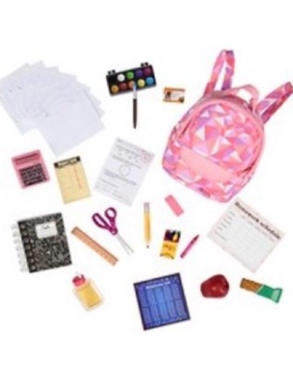 Our Generation Off to School Supplies Accessory Set